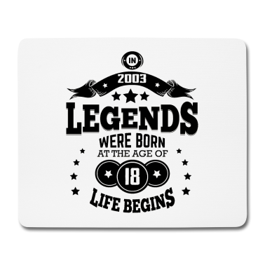 Geschenk zum 18 Mousepad - Geschenkideen zum 18. Geburtstag