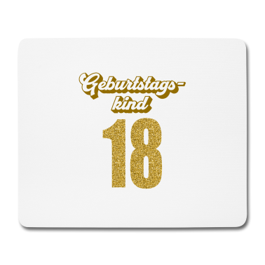 Geschenk zum 18 Mousepad - 18. Geburtstag 18 Jahre 18er Geburtstagskind