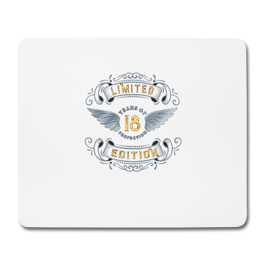 Geschenk zum 18 Mousepad - Geschenk zum 18. Geburtstag - 18 Jahre alt