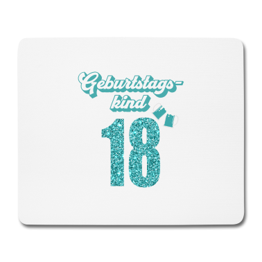 Geschenk zum 18 Mousepad - 18. Geburtstag 18 Jahre 18er Geburtstagskind