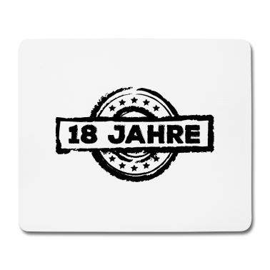 Geschenk zum 18 Mousepad - 18 Jahre 18. Geburtstag Volljährig Geburtstagspart