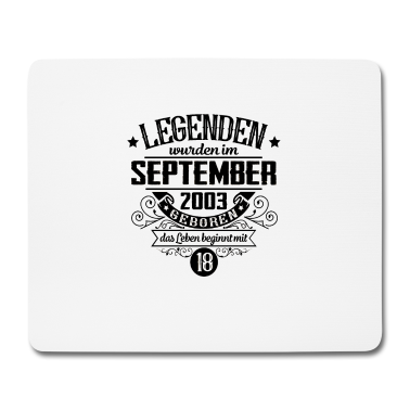 Geschenk zum 18 Mousepad - Geschenke zum 18. Geburtstag Geschenke Volljährig