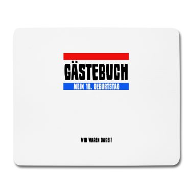 Geschenk zum 18 Mousepad - 18. Geburtstag 18 Jahre Party Gästebuch Geschenk