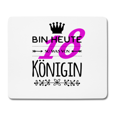 Geschenk zum 18 Mousepad - 18. Geburtstag. Bin 18, heute so was von Königin