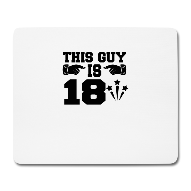 Geschenk zum 18 Mousepad - 18 Jahre 18 Geburtstag Geschenk 9