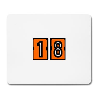 Geschenk zum 18 Mousepad - 18. 18. GEBURTSTAG. GEBURTSTAG 18 JAHRE. 18