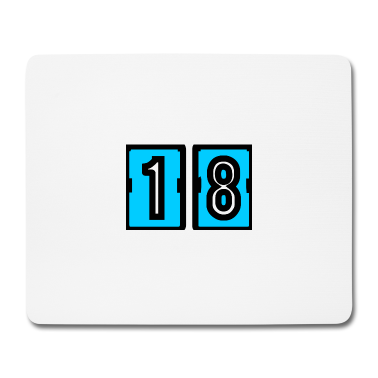 Geschenk zum 18 Mousepad - 18. 18. GEBURTSTAG. GEBURTSTAG 18 JAHRE. 18