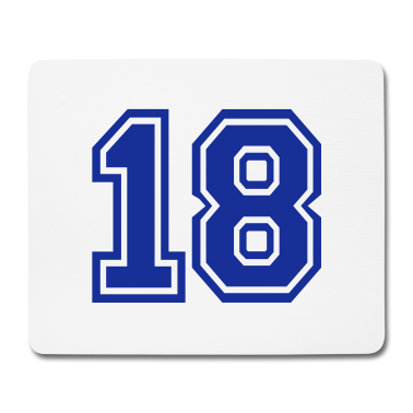 Geschenk zum 18 Mousepad - 18