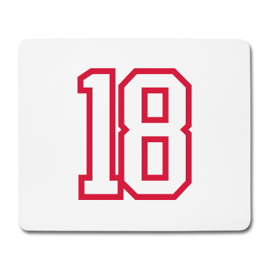 Geschenk zum 18 Mousepad - 18