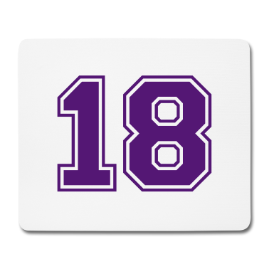 Geschenk zum 18 Mousepad - 18