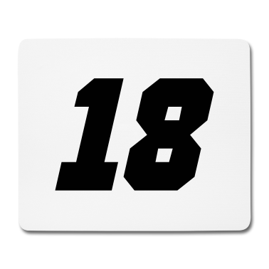 Geschenk zum 18 Mousepad - 18