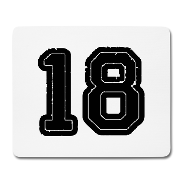 Geschenk zum 18 Mousepad - 18