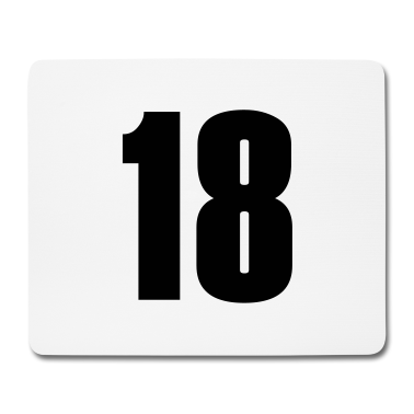 Geschenk zum 18 Mousepad - 18