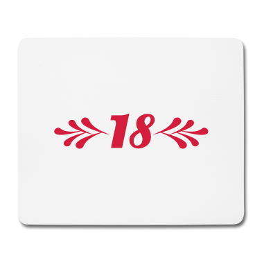 Geschenk zum 18 Mousepad - 18