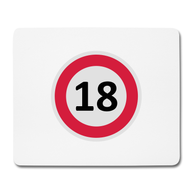 Geschenk zum 18 Mousepad - 18