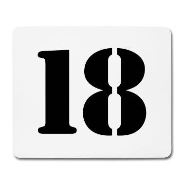 Geschenk zum 18 Mousepad - 18