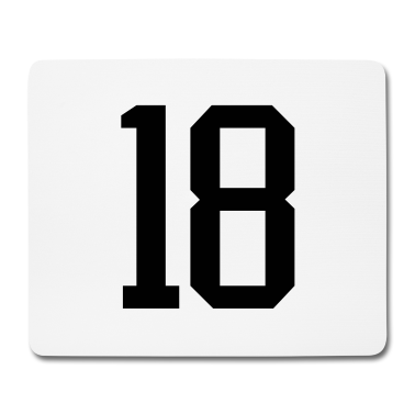 Geschenk zum 18 Mousepad - 18