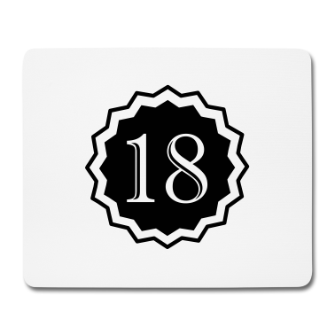 Geschenk zum 18 Mousepad - 18