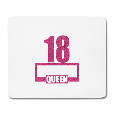 Geschenk zum 18 Mousepad - 18. Geburtstag 18 Jahre 18er Birthday Queen