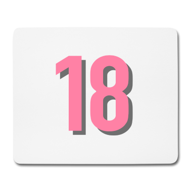 Geschenk zum 18 Mousepad - 18