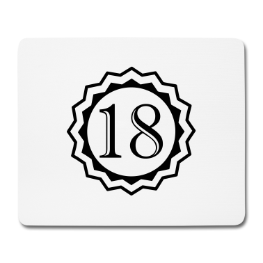 Geschenk zum 18 Mousepad - 18