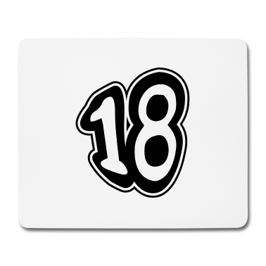 Geschenk zum 18 Mousepad - 18