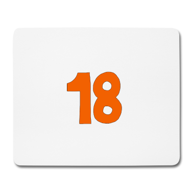 Geschenk zum 18 Mousepad - 18