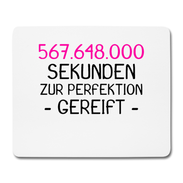 Geschenk zum 18 Mousepad - 18. Geburtstag in Sekunden