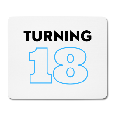 Geschenk zum 18 Mousepad - 18. Geburtstag Junge/Mann