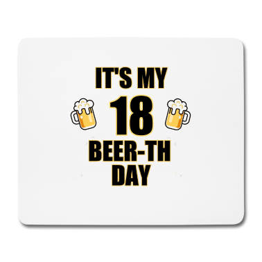 Geschenk zum 18 Mousepad - 18. Geburtstag Geschenk