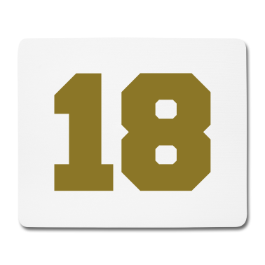 Geschenk zum 18 Mousepad - 18