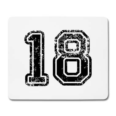 Geschenk zum 18 Mousepad - 18