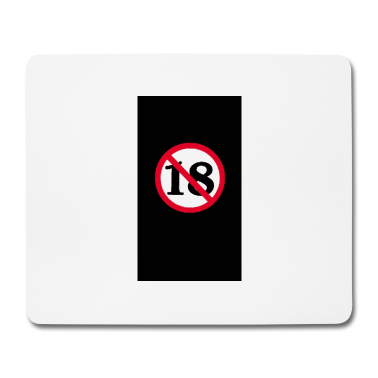 Geschenk zum 18 Mousepad - 18+