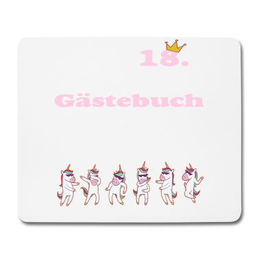 Geschenk zum 18 Mousepad - 18. Geburtstag Mädchen Frauen 18 Jahre 2003 Party