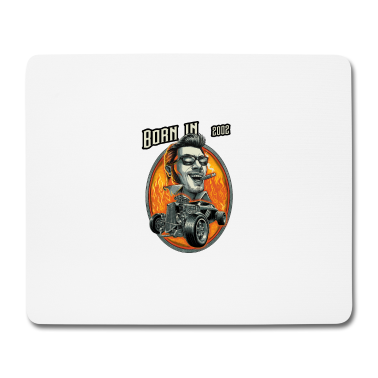 Geschenk zum 18 Mousepad - 18 Rockabilly Hotrod Fan - 2002 18 Geburtstag