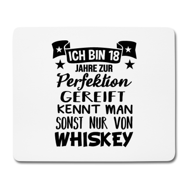 Geschenk zum 18 Mousepad - Endlich 18 18. Geburtstag Gereift wie Whiskey 2002