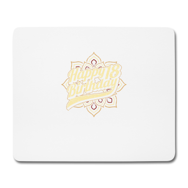 Geschenk zum 18 Mousepad - 18 Jahre Flower Power - 2002 18 Geburtstag