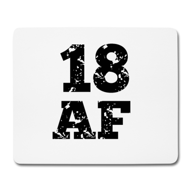 Geschenk zum 18 Mousepad - 18 Jahre alt