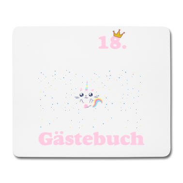 Geschenk zum 18 Mousepad - 18. Geburtstag Mädchen Frauen 18 Jahre 2003 Party