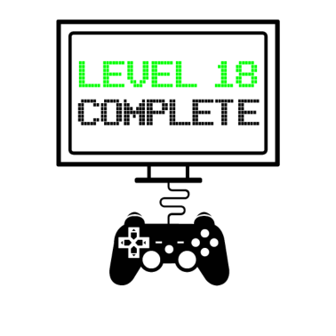 Motiv Level 18 Complete - 18. Geburtstag Gamer Geschenk
