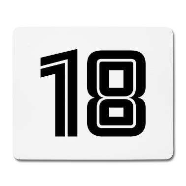 Geschenk zum 18 Mousepad - 18