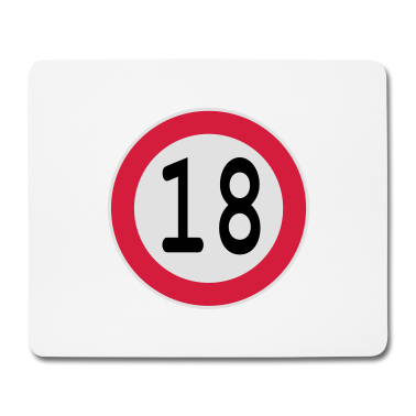 Geschenk zum 18 Mousepad - (18)