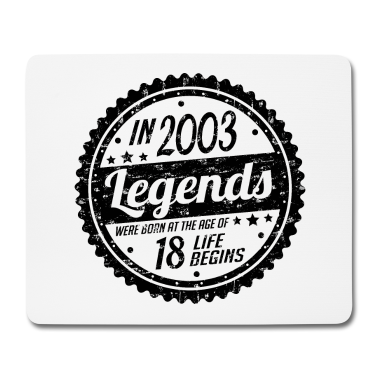 Geschenk zum 18 Mousepad - Geschenkideen zum 18. Gebutstag