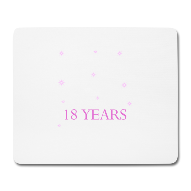 Geschenk zum 18 Mousepad - Top Girls 18. Geburtstag Original 02 Geschenk Design