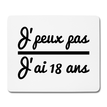 Geschenk zum 18 Mousepad - Ich kann nicht 18 Jahre Geburtstag 18 haben