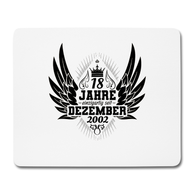 Geschenk zum 18 Mousepad - 18 Geburtstag Dezember 2002