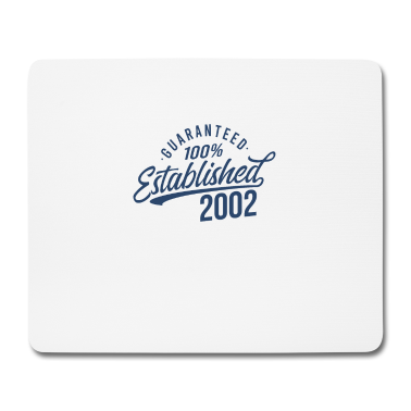 Geschenk zum 18 Mousepad - 100% aus 2002 18 Geburtstag