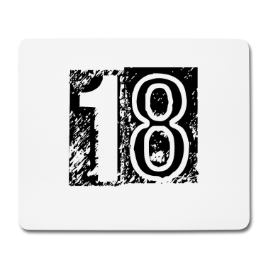 Geschenk zum 18 Mousepad - 18