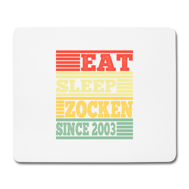 Geschenk zum 18 Mousepad - 18. Geburtstag Junge Mädchen 18 Jahre 2003 Gamer