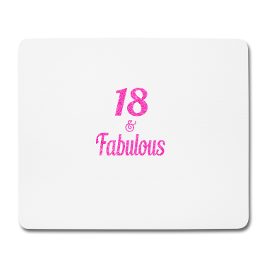 Geschenk zum 18 Mousepad - 18. Geburtstag 18 und fabelhaft 2001